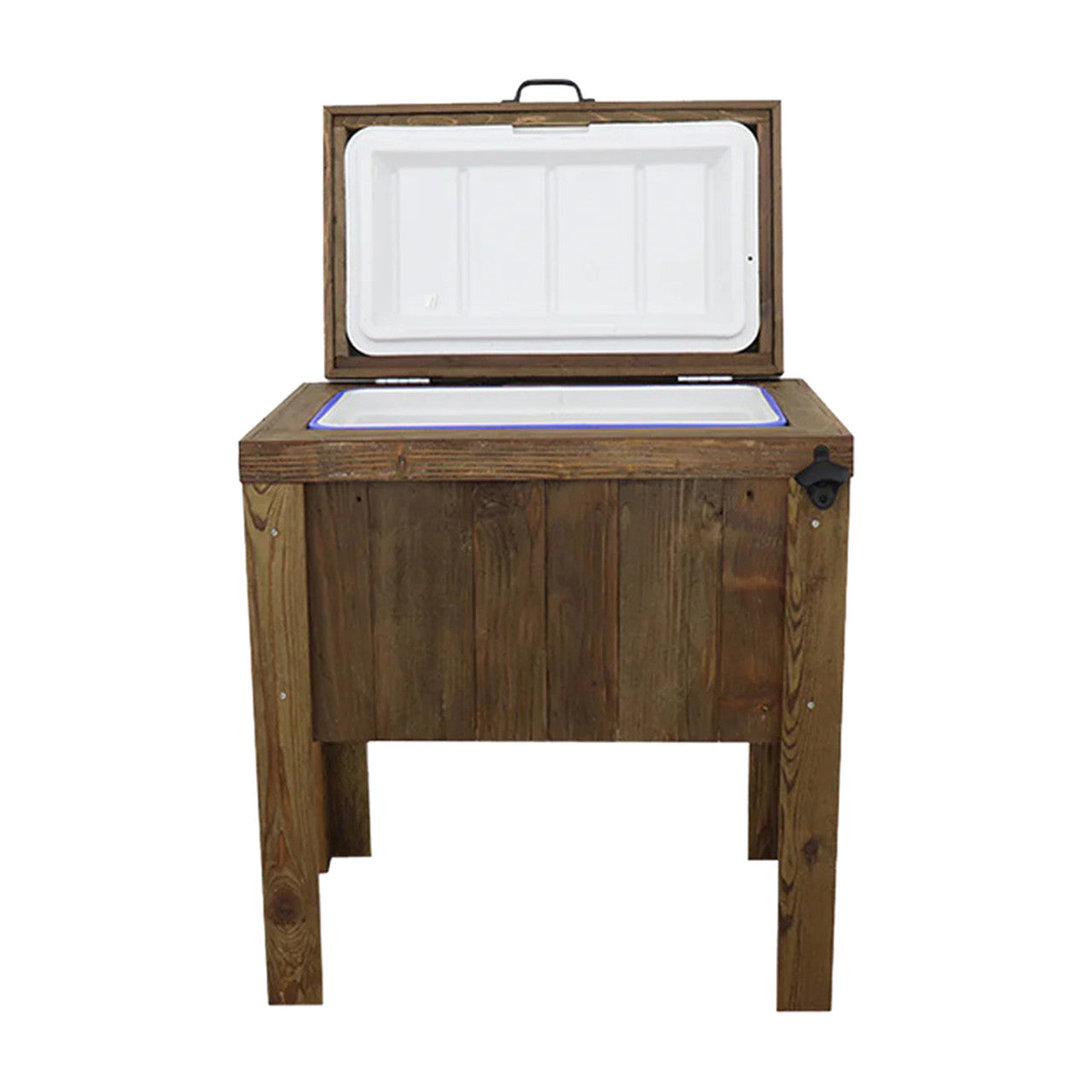 Longhorn Face Single Cooler - Walnut