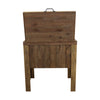 Longhorn Face Single Cooler - Walnut
