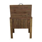 Longhorn Face Single Cooler - Walnut