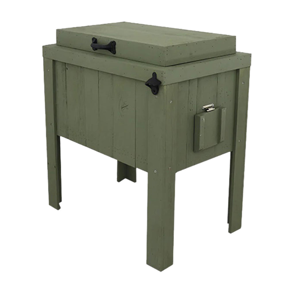 Longhorn Silhouette Single Cooler - Sage