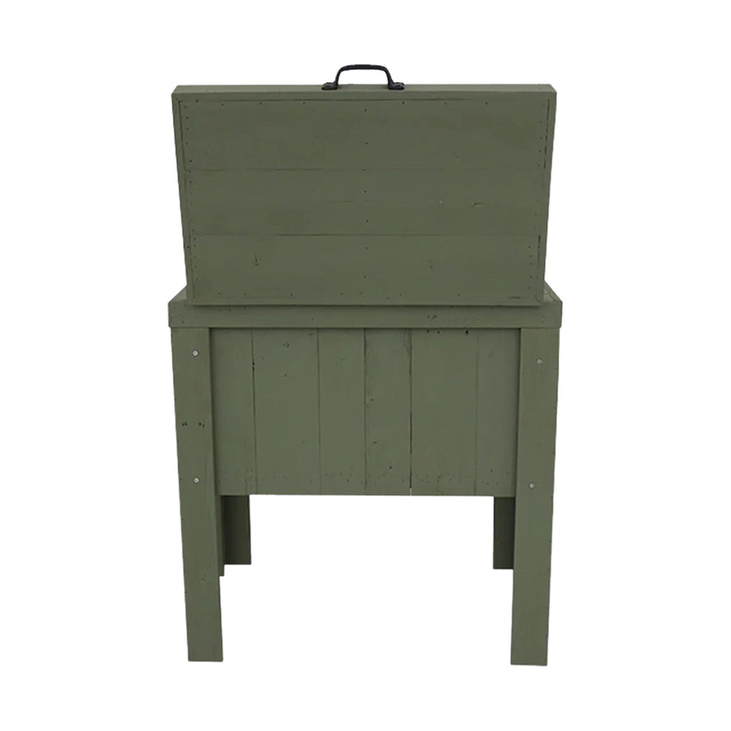 Longhorn Silhouette Single Cooler - Sage