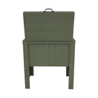 Longhorn Silhouette Single Cooler - Sage