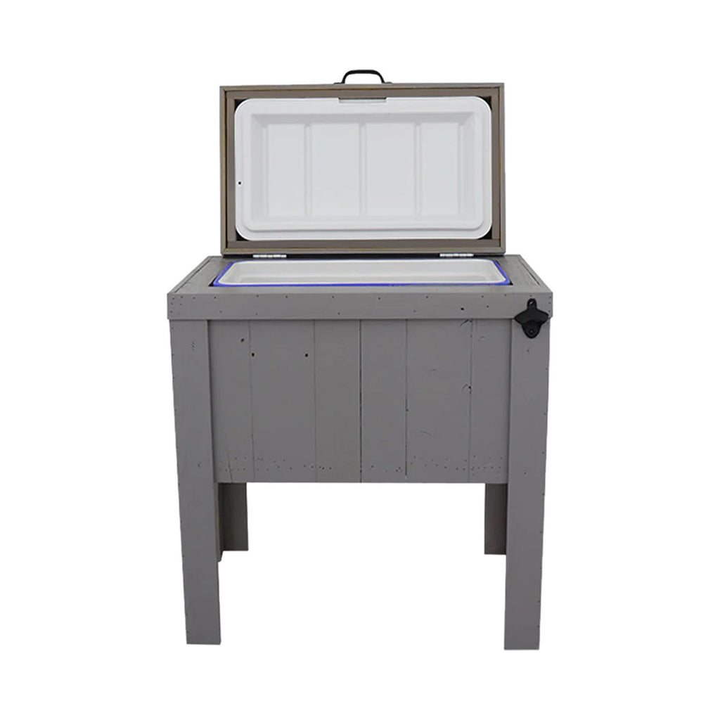 Longhorn Silhouette Single Cooler - Gray