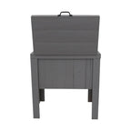 Longhorn Silhouette Single Cooler - Gray