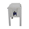 Longhorn Silhouette Single Cooler - White