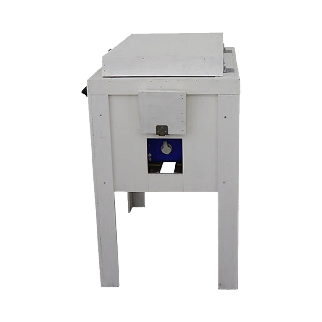 Longhorn Silhouette Single Cooler - White