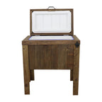 Longhorn Silhouette Single Cooler - Walnut