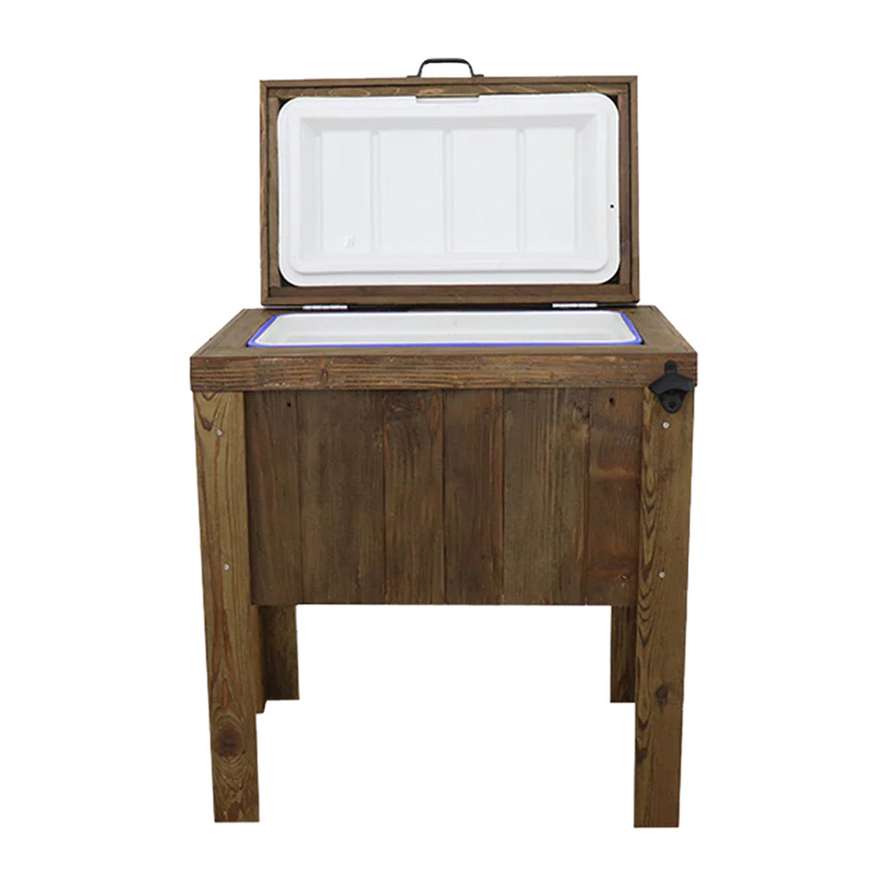 Longhorn Silhouette Single Cooler - Walnut