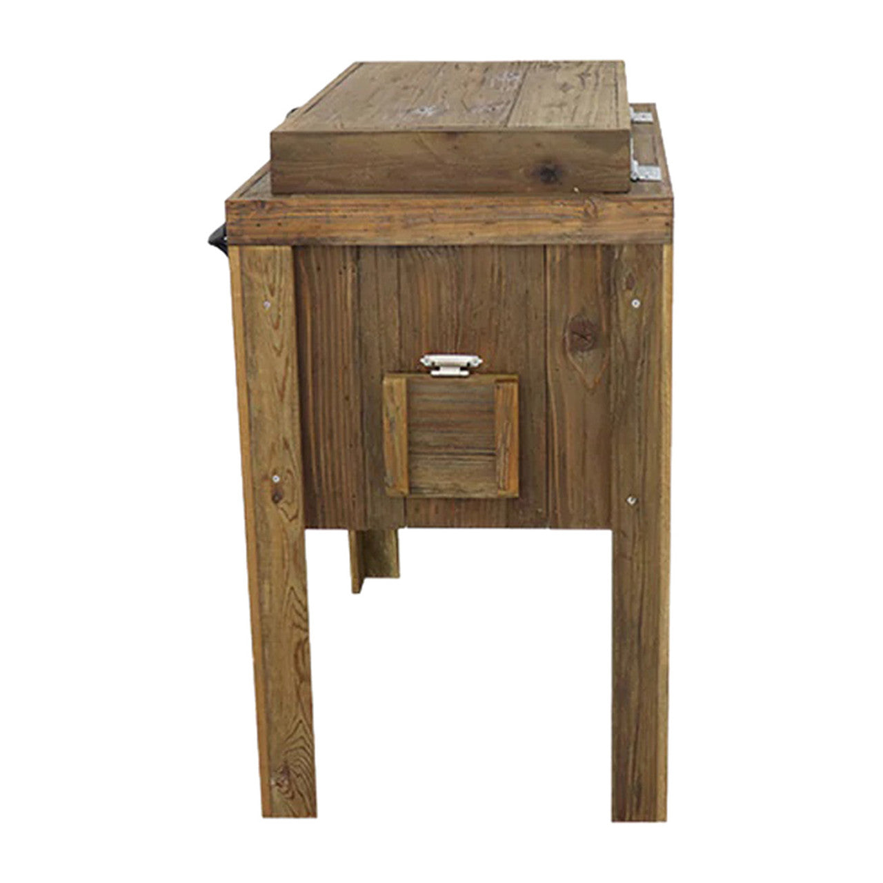 Longhorn Silhouette Single Cooler - Walnut