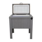 Houston Texas Single Cooler - Gray