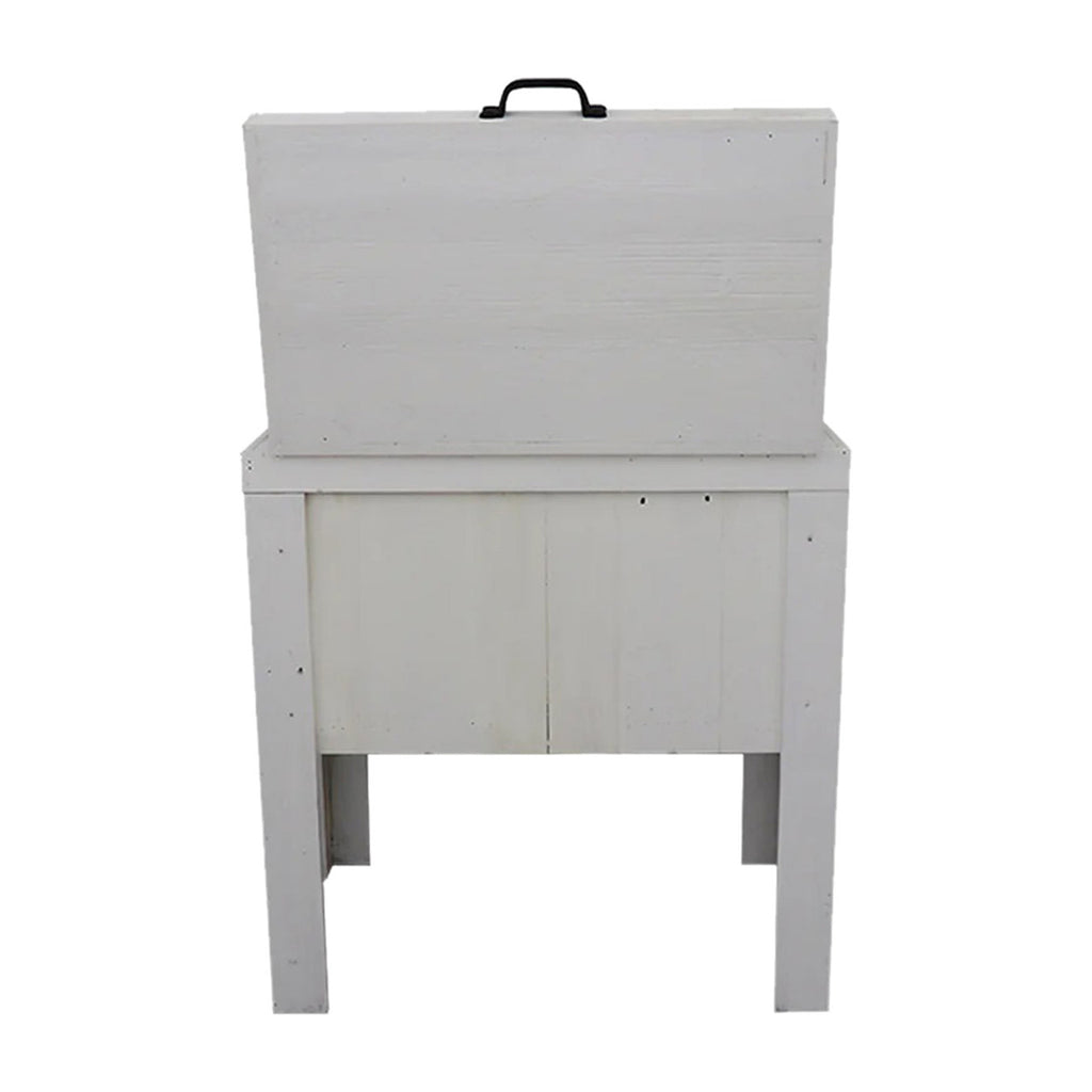 Houston Texas Single Cooler - White