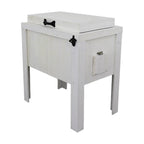 Houston Texas Single Cooler - White