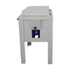 Houston Texas Single Cooler - White