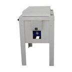 Houston Texas Single Cooler - White