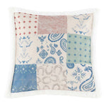 Patchwork Paisley Sherpa Pillow