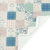 Patchwork Paisley Sherpa Throw