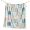 Patchwork Paisley Sherpa Throw