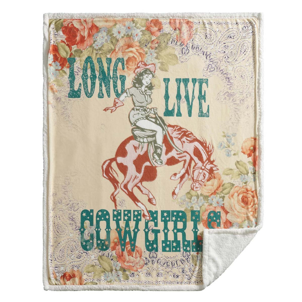 Long Live Cowgirls Throw - OUT OF STOCK UNTIL 07/01/2026