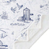 Blue Farm Life Sherpa Throw
