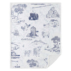 Blue Farm Life Sherpa Throw