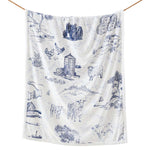 Blue Farm Life Sherpa Throw