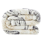 Brown Farm Life Sherpa Throw