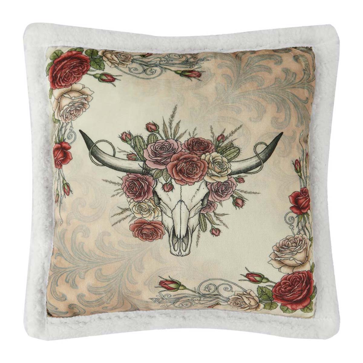 Rowena Longhorn Pillow