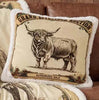 Highland Cow Sherpa Pillow