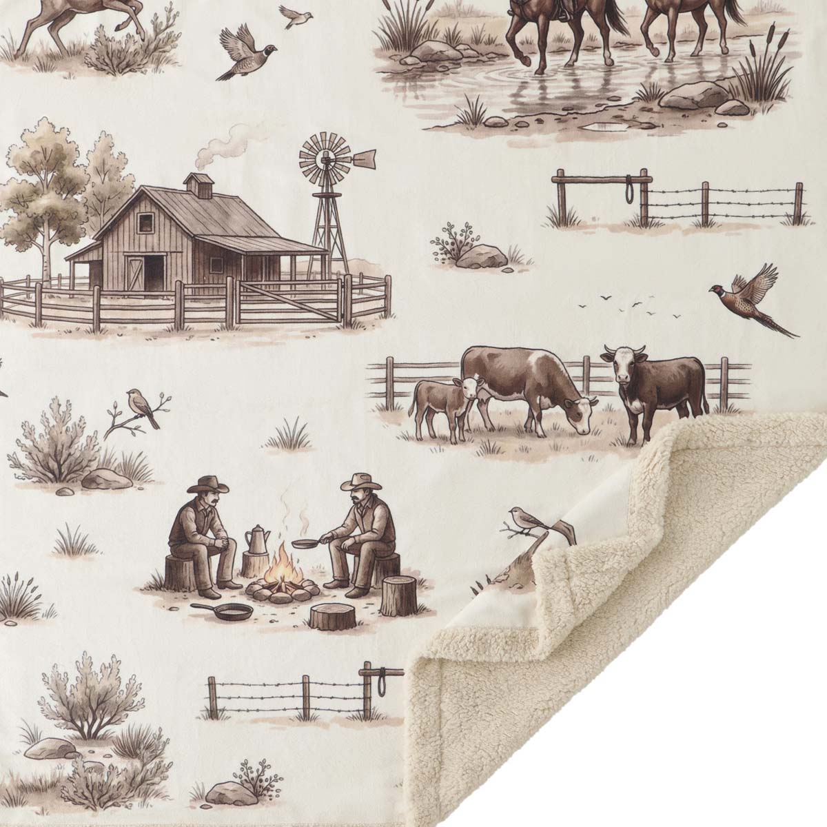 Western Range Sherpa Throw