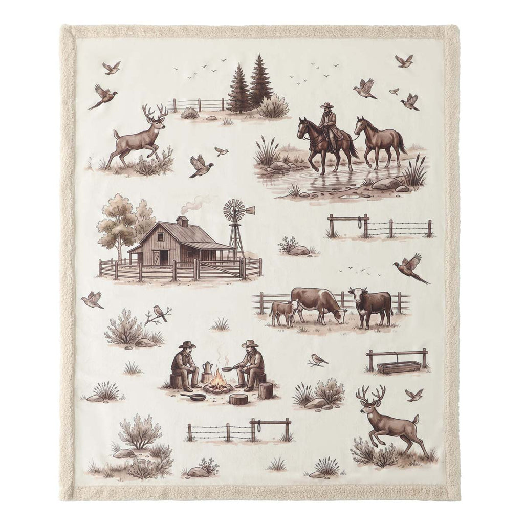 Western Range Sherpa Throw