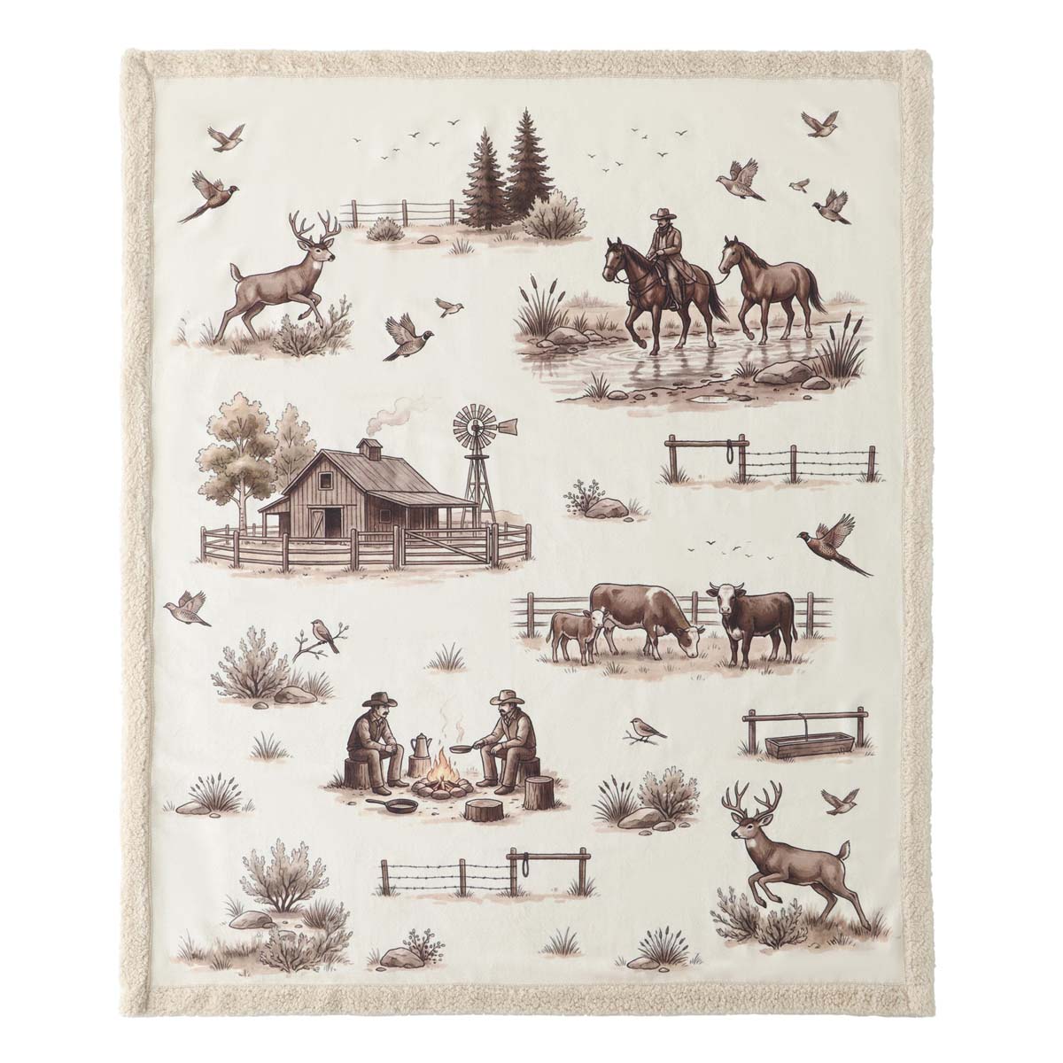 Western Range Sherpa Throw