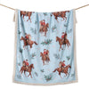 Western Christmas Sherpa Throw
