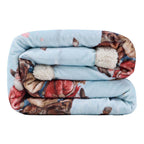 Western Christmas Sherpa Throw