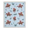 Western Christmas Sherpa Throw