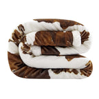 Elsa Chocolate & White Throw