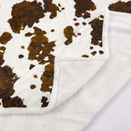 Elsa Chocolate & White Throw