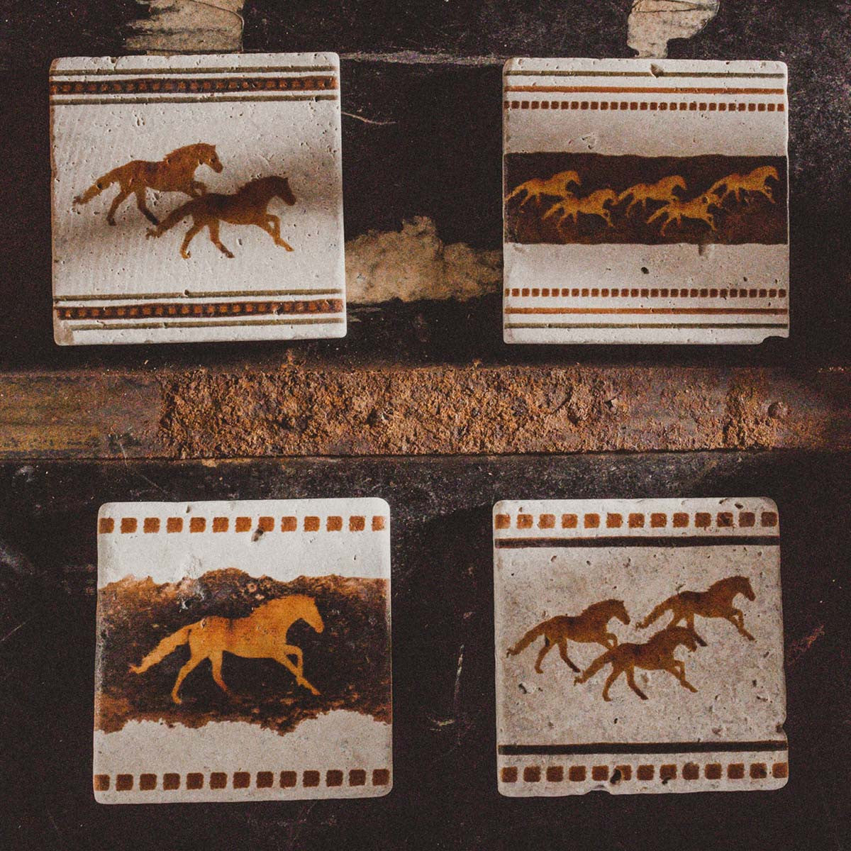 Rustic Ranch Coaster Set