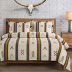 Aztec Stripe Duvet Set - Queen