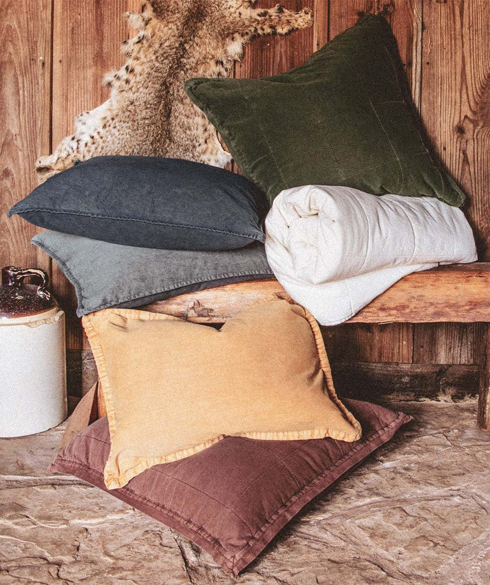Charcoal Euro Sham - OVERSTOCK