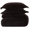 Cocoa Fields Velvet Comforter Set - King