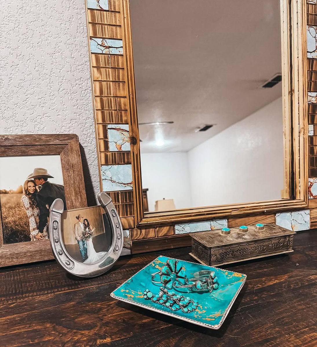 Turquoise Canyon Wall Mirror