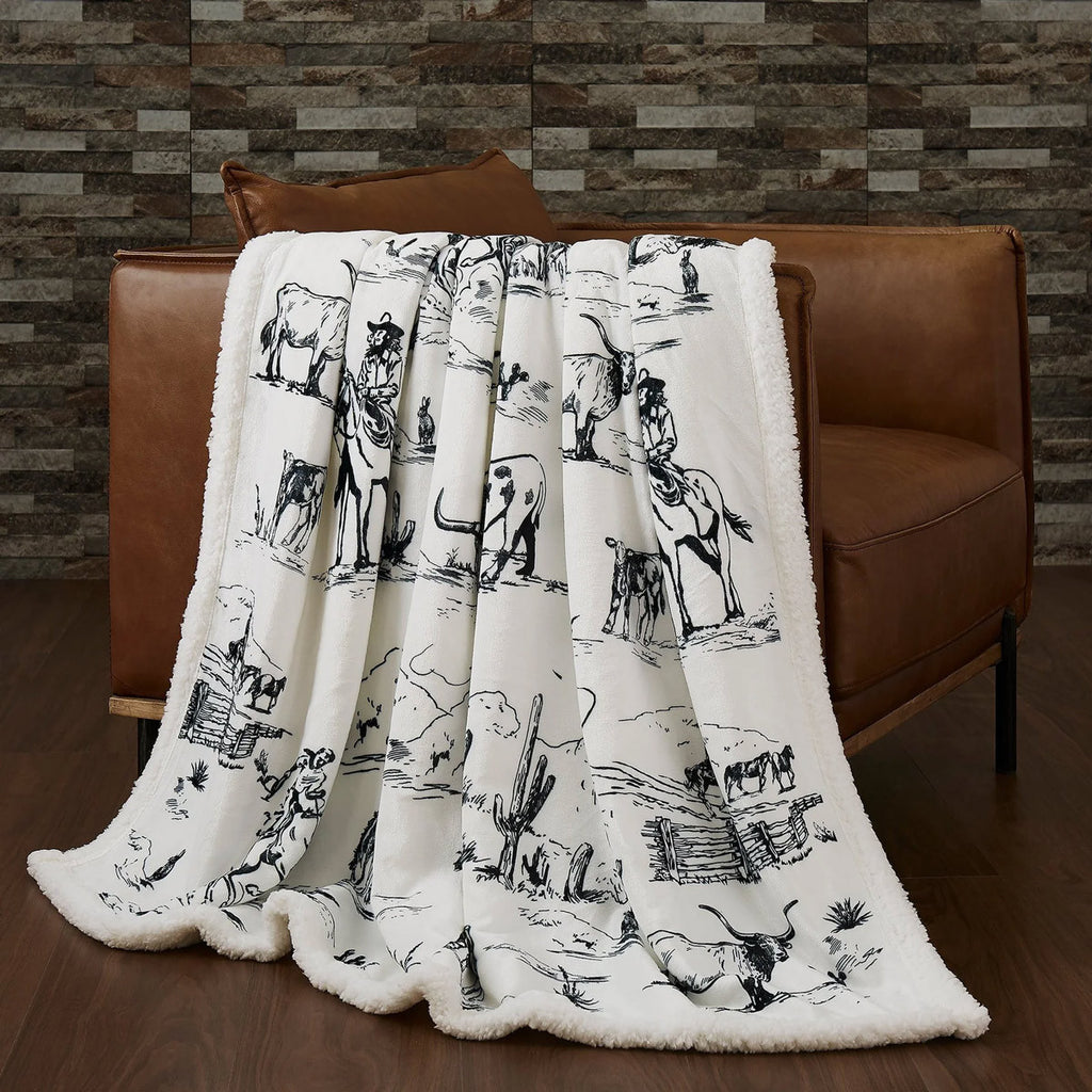 Rustic Ranch Pillow & Throw Set (3pc)
