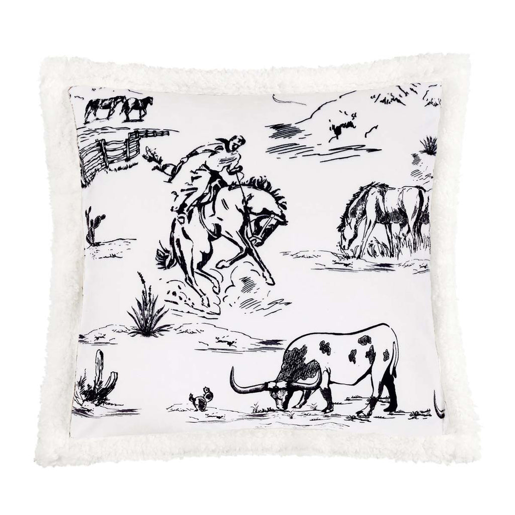 Rustic Ranch Pillow & Throw Set (3pc)