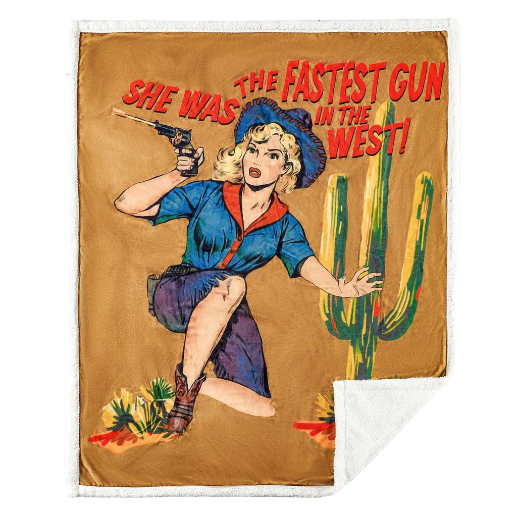 Gunslinger Campfire Pillow & Throw Set (3pc)