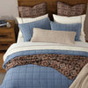 Stonewashed Denim Quilt Set - Twin