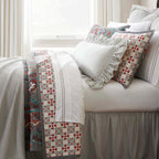 Floral Paisley Reversible Teal Quilt Bed Set - Full/Queen - OUT OF STOCK UNTIL 06/23/2026