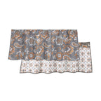 Floral Paisley Gray Reversible Valance - OVERSTOCK
