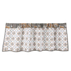 Floral Paisley Gray Reversible Valance - OVERSTOCK