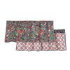 Floral Paisley Teal Reversible Valance