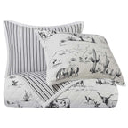 Rustic Ranch Reversible Quilt Bed Set - King